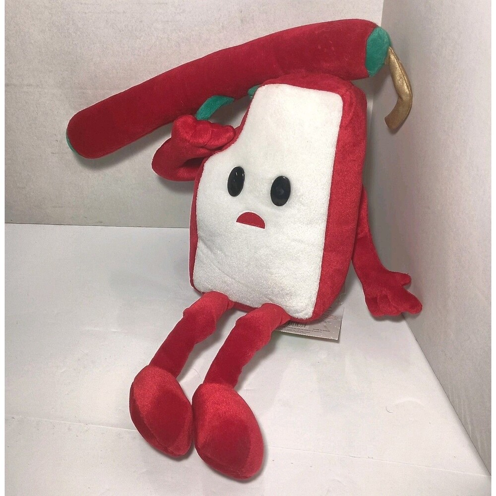 Stuffins Jelly Pistol Plush Rudolph Red Nosed Reindeer Misfit Toys 9" 1999 w TAG